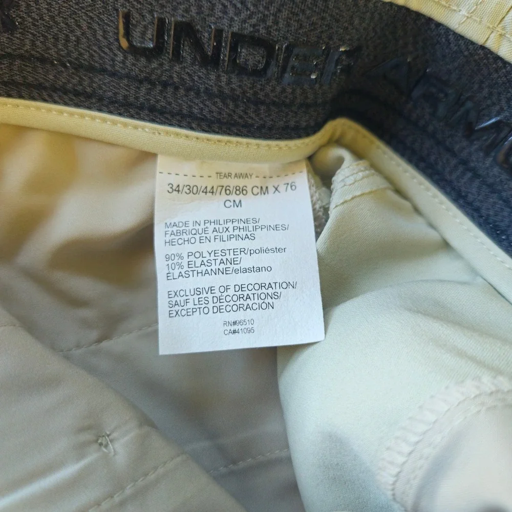 New! UNDER ARMOUR Drive Golf Pants 1364407 Mens Size 34x30 Golfcore Country Club